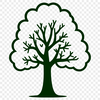 Elegant Vector Tree Design A simple, scalable illustration of a tree, suitable for vector-based graphics.