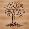 A detailed illustration of a tree, suitable for use in graphic design projects.