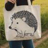 Whimsical Hedgehog Clip Art Design A detailed illustration of a hedgehog's body and facial features, suitable for graphic design and digital art.