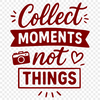 Clean Vector Quote Collection Downloadable A collection of inspirational vacation quotes arranged in a clean vector design.