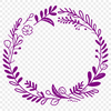 Beautiful Floral Design for Vector Cutting Projects Floral wreath design created as an SVG file for vector art and cutting machine projects.