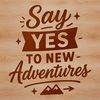 Inspiring Vacation Quotes Vector Art Vector graphics design quote about vacation ideas and inspiration.