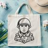 Military Uniform Vector Art Close-up illustration of a soldier's uniform with detailed vector design.