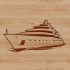 Sailboat Illustration with Clean Lines A stylized illustration of a sailboat with clean lines and minimalist design elements.