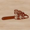 Chainsaw Vector Graphics Free Download Vector graphics of a chainsaw machine used for cutting and carving.