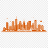 Detailed graphic representation of a metropolitan area's urban landscape.
