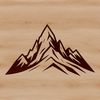 Mountain landscape vector illustration in SVG format for digital use.