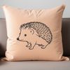 Prickly Friend A small mammal with spikes, typically brown or gray in color.