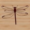 Beautiful Bug Illustration A vector illustration of a dragonfly in mid-flight.
