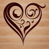 Intricate Heart Shape SVG A simple, ornate heart shape with intricate details, ideal for use in graphic design and digital art.