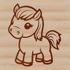 A detailed, high-quality illustration of a horse suitable for vector art design.