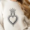 Sacred Heart SVG Illustration Free Download SVG illustration of the Sacred Heart icon in vector format