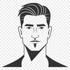 A male figure created as a vector graphic, suitable for commercial or personal projects.