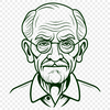 Adult Male Figure Vector Graphic A realistic illustration of an adult male figure in vector format.