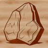 Beautiful Rock Clip Art Design A high-resolution digital representation of a textured rock, suitable for vector graphics and cutting machine designs.