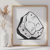 Rock Texture SVG Clip Art A graphic representation of a rocky texture, designed as a scalable SVG file.