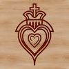 Sacred Heart Illustration for Vector Design A detailed illustration of the Sacred Heart, suitable for vector design projects.
