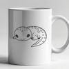 Free SVG Clipart for Artists A colorful illustration of a salamander in a simple design style, suitable for digital art projects.