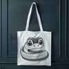 A snake illustration created in vector format for digital design.