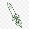 Sleek Rocket Design SVG design of a sleek rocket ship with metallic details, suitable for digital crafting and DIY projects.