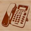Beautiful Telephone SVG Design A detailed illustration of a telephone, suitable for vector design projects.
