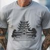 Ornate Asian Architecture Design A 2D illustration of a traditional Buddhist temple with intricate details and ornate architecture.