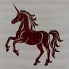 Mythical unicorn illustrated as a vector graphic.