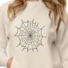 Detailed Spider Web Illustration for Cutting Machines A detailed illustration of a spider web in vector format, suitable for cutting machines and stencils.