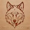 Free Vector Graphic of a Wolf's Head A realistic illustration of a wolf's head, suitable for vector graphics.