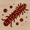 Bacterial Illustration Vector Graphics Illustrative representation of bacteria in vector format for graphic design and printing.