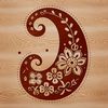 Intricate Paisley Pattern SVG SVG design element featuring intricate paisley pattern.