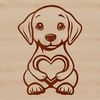 Faithful Weimaraner Friend A Weimaraner sitting on its hind legs, depicted in vector format.