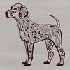 Lovely Weimaraner Breed Illustration A standing dog breed illustration of a Weimaraner in vector form.