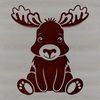 Beautiful Forest Creature A detailed illustration of a moose in its natural habitat, suitable for use as clip art.