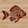 An illustration of a wild crappie fish, suitable for various graphic designs.