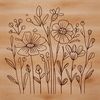Colorful Flower Graphics Vector A colorful illustration of a wildflower in full bloom, suitable for use as clip art.