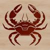 Free Wild Animal SVG Clipart A realistic illustration of a wild crab in various poses, suitable for vector art design.