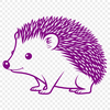 A digital illustration of a hedgehog, suitable for vector art and commercial or personal use.