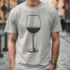 Vibrant Red Wine in a Glass Illustration A detailed illustration of a glass filled with red wine, suitable for vector art and commercial or personal projects.