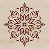 Beautiful Hand-Drawn Snowflake Clip Art A delicate, intricate snowflake design for winter decorations.