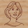 Elegant Line Art Lady A simple line art illustration of a woman, suitable for various uses including digital design and crafting.