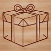 Simple Present Design SVG Simple vector illustration of a rectangular gift box.