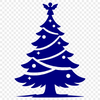 An SVG design featuring a traditional Christmas tree silhouette.