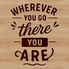 Inspirational Yoga Typography A motivational yoga quote with colorful typography and minimalist design.