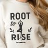 Free Yoga Inspiration A inspirational yoga quote in a clean, modern design, suitable for digital projects.