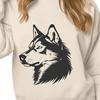 Beautiful Husky In SVG Free Commercial Use Download