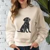 Stunning Sitting Labrador Retriever Illustration