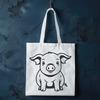 Unique Pig Digital Artwork SVG - Free Download