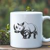 Stunning Rhino Design - Free DXF Download