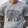 Ornate Elephant In SVG For Free Download